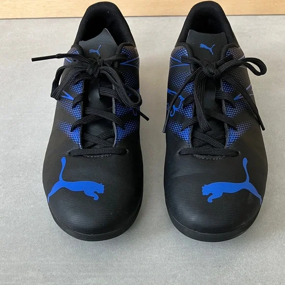 Puma Black and Blue Sports turf Shoes - Picture 3 of 3